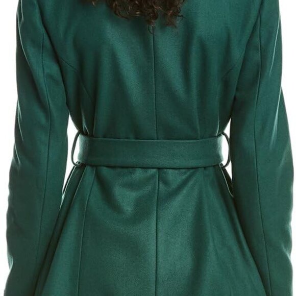 🧥NWT Rare Ted Baker London Rosess Wool & Cashmere Blend Wrap Coat 🧥 - Picture 4 of 4